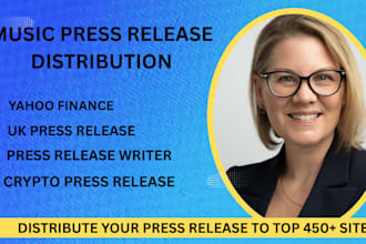 write and distribute a professional music press release for music promotion
