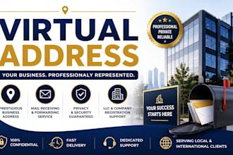 provide virtual office, company address worldwide, and US mailbox