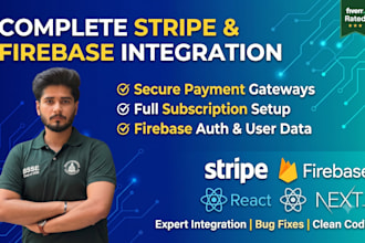 integrate stripe payment and firebase auth in nextjs