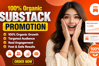 do organic substack article promotion substack newsletter to boost subscribers