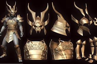 do 3d cosplay model 3d cosplay mask helmet armor cosplay props stl 3d printing