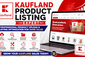 setup seller account and bulk list standout your products on kaufland for sales