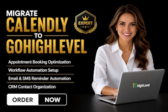 migrate calendly to gohighlevel calendar and workflow setup gohighlevel website
