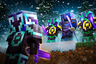 make minecraft smp thumbnails for you
