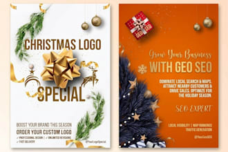 christmas card, greeting card, holiday invitations, or party poster design