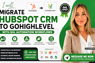migrate hubspot CRM to gohighlevel with ghl automation workflows