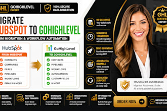 migrate hubspot CRM to gohighlevel with automation workflows