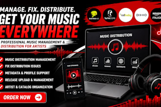 music manage fix distribute music on distrokid amazon cd babay ditto tunecore