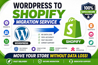 migrate lovable wordpress website orders customers products to shopify migration