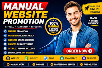 manually promote your website for better online visibility