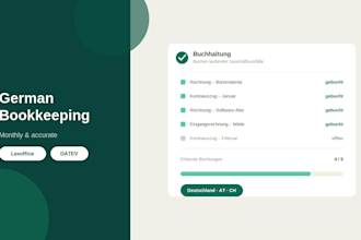 do your german bookkeeping using lexoffice or datev