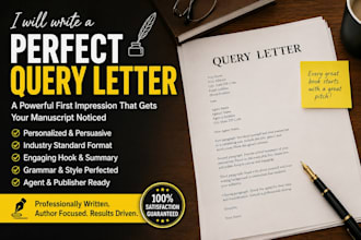 write a perfect query letter