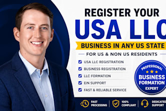 register USA llc and business for US and non US residents