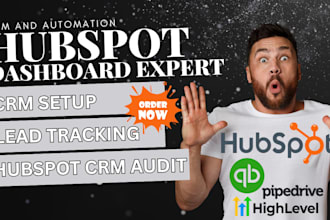 setup hubspot CRM sales piplines hubspot audit crm optimization plus integration