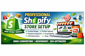 create and optimize a professional shopify store