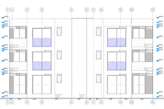 fllor sections and elevations