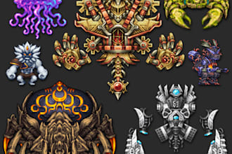 make pixel bosses sprites