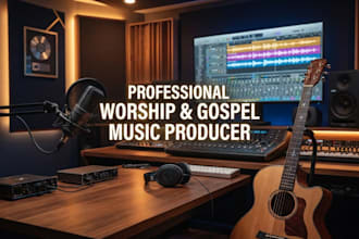 be your female christian music producer for worship and gospel kids songs