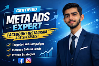 setup and manage meta ads campaigns, facebook and instagram ads