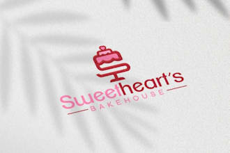 design a modern bakery, cake, and pastry shop logo