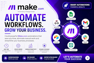 fix make com, fix make com automation, set up make com , fix make com