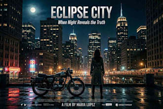 design a professional movie poster