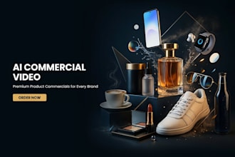 create ai video ads, ai commercial video ads, ai product ads and ai ads