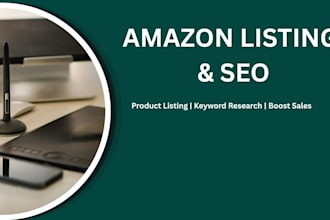 be your amazon fba VA for product listing and SEO