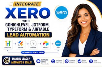 integrate xero with gohighlevel jotform typeform and airtable lead automation