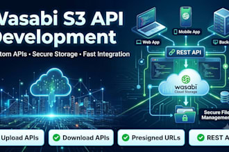 build custom wasabi s3 API integrations for your application