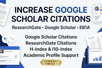 increase and backdate google scholar citations using researchgate and journals