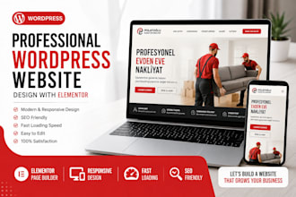 design a modern wordpress website