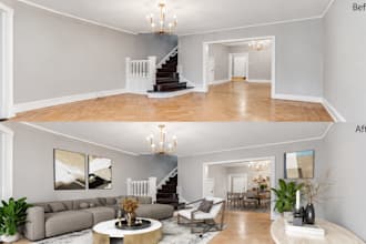 do home staging virtual staging virtual renovation for real estate listing