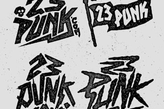 design a custom band, music, and artist logo