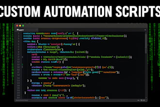 create a custom automation script in javascript and node js