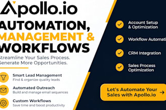 setup apollo io crm automation management and workflows