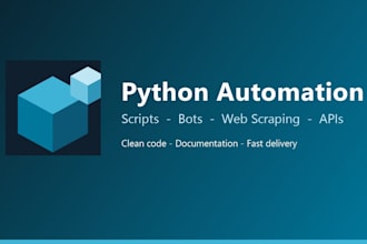 build custom python automation scripts and bots for your workflow
