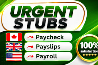 do paychecks, salary and w2 forms for urgent delivery