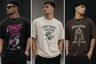 design streetwear minimalist typography t shirt and graphic tshirt for brands