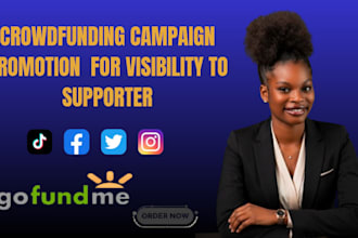promote your charity crowdfunding campaign for visibility to supporters