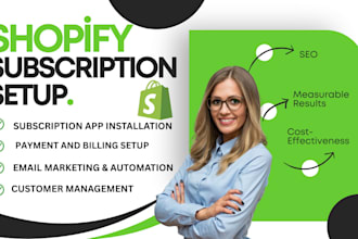 setup recurring billing and subscription models for prestashop or shopify store