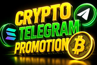 do crypto telegram promotion, telegram marketing