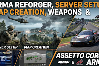 arma reforger, server setup map creation weapons assetto corsa arma