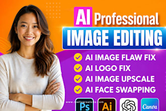 professionally fix, upscale and edit your ai generated images in photoshop