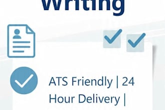 write professional CV, resume and cover letter