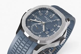 design 3d wrist watch cad model stl for printing and rendering