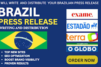 write distribute brazil press release pr distribution media article submission