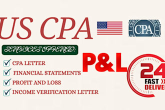 provide CPA income verification letter for mortgage, loan, rent