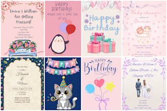 create custom greeting and invitation cards on canva