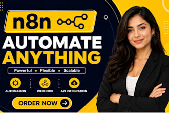 build n8n ai agent, n8n automation, n8n workflow or ai workflow automation